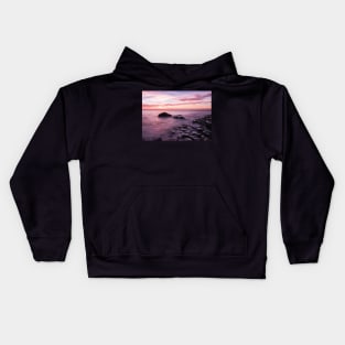 Giant's Causeway in Pink Kids Hoodie